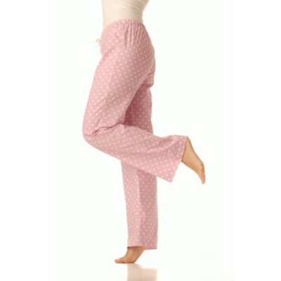 PYŽAMOVÉ KALHOTY - PUNTÍK RŮŽOVÝ