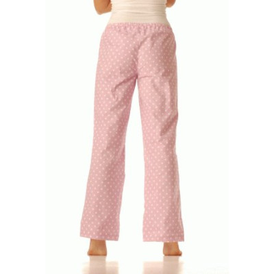 PYŽAMOVÉ KALHOTY - PUNTÍK RŮŽOVÝ